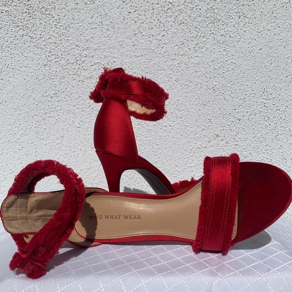 Who What Wear Shoes - Beautiful Red Summer Shoes